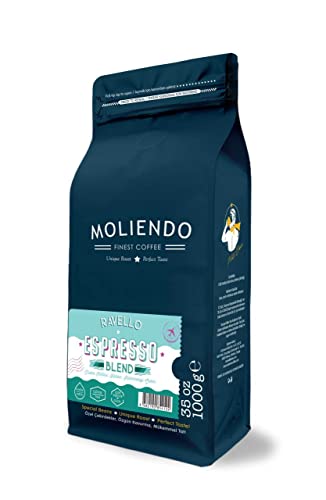 Moliendo Finest Coffee Ravello Espresso Blend Kahve (Çekirdek) 1000 g