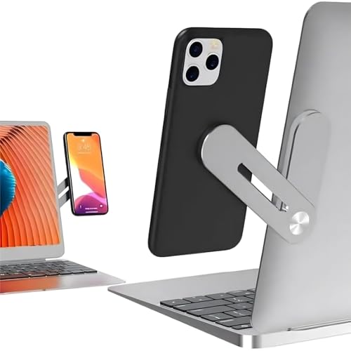 Forzacase Metal Ayarlanabilir Laptop Ve Monitör Yanı Manyetik Telefon Tutucu Mıknatıslı - FC880
