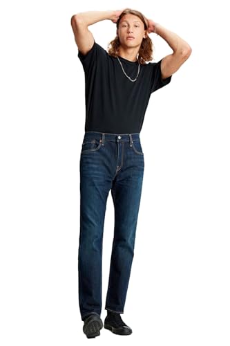 Levi's 502 Taper Jeans Erkek Jean Pantolon, Dark Indigo (0000), 31W / 32L
