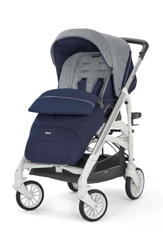 Inglesina Trilogy Tek El Tek Hamle ile Katlanıp Açılan Çift Yön Bebek Arabası - Antigua Blue