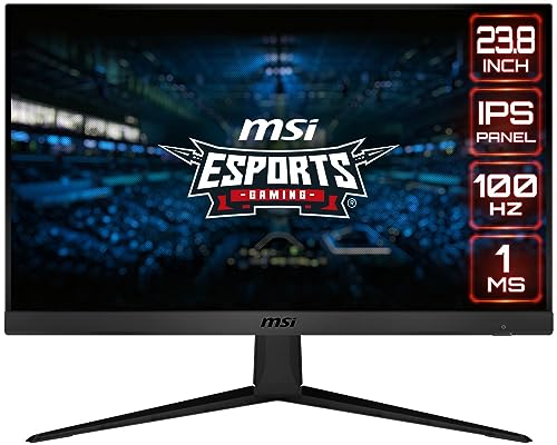 23.8 MSI G2412V FLAT IPS 1920X1080 (FHD) 16:9 100HZ 1MS GAMING MONITOR