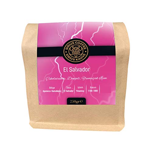 Sirius Premium Kahve El Salvador 250 gr - Çekirdek
