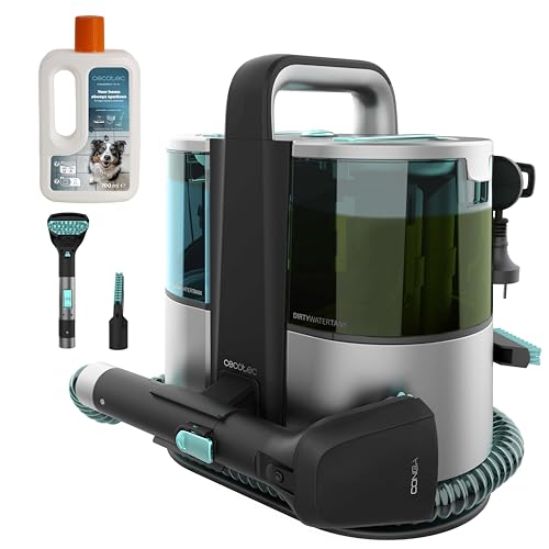 Cecotec Conga 4000 Carpet&Spot Clean XL Halı ve Leke Temizleyici, 400W, Çift Su Tankı, Su Püskürtme, 12 kPa Emiş Gücü, 5 m Etki Alanı