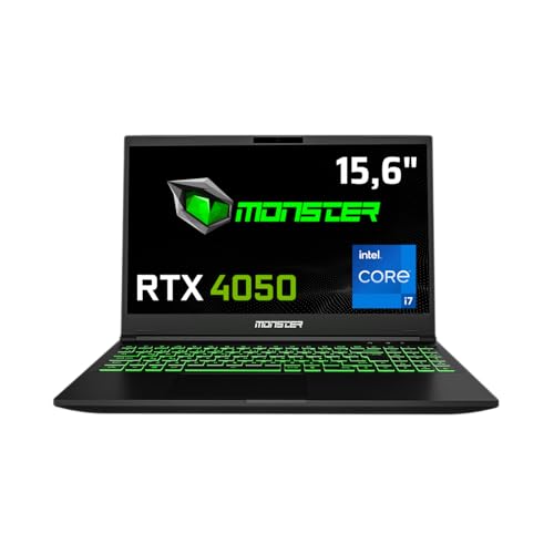 Monster Abra A5 V20.7.4 Intel Core i7 13620H 16 GB RAM 1 TB SSD 6 GB RTX 4050 Freedos 15,6" FHD 165 Hz Oyun Bilgisayarı