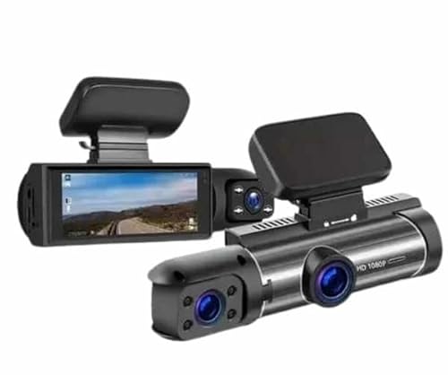 Araç İçi Full Hd Kamera Ön ve Arka Kameralı Ekranlı Araç Kamerası