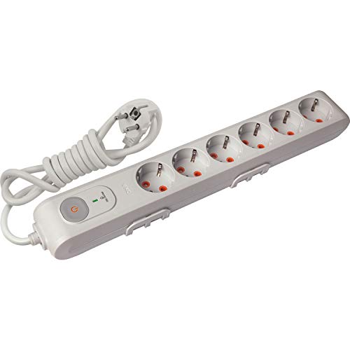 Viko Akım ve Çocuk Korumalı Topraklı 6'lı (altılı) Kablolu Grup Priz