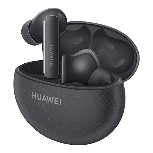 Huawei FreeBuds 5i kablosuz kulaklık – uzun pil ömrü ile gürültü azaltma – Bluetooth ve su geçirmez kulak içi kulaklık, Hi-Res ses sertifikalı, Nebula Black