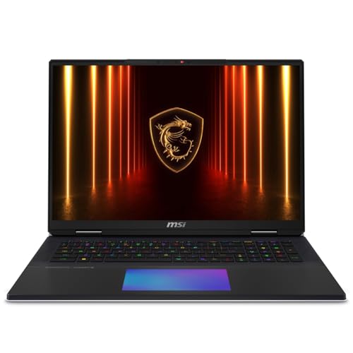 MSI TITAN 18 HX AI A2XWJG-620TR, Dizüstü Bilgisayar, Intel Core Ultra 9 285HX, 18.0 UHD+ MINILED 120Hz, 64GB RAM DDR5, RTX5090 GDDR7 24GB, 6TB SSD, Windows 11 Pro, Siyah