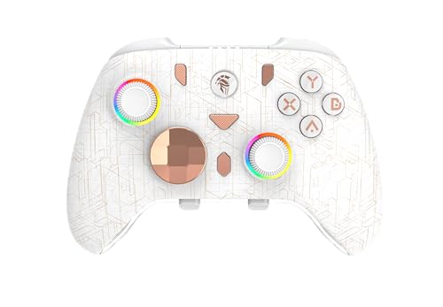 Throne Tactical Hero 2.4 GHz/BT Çift Kablosuz Mod - RGB - Alt ve Arka 4 Makro Tuşu - Titreşimli - 3 Seviye Turbo Modlu Gamepad (PC-IOS-MacOS-Android-Switch-TvOS-Tesla Uyumlu)