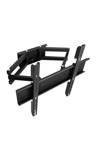 TECHCG 557 Çift Kollu Hareketli Lcd Tv - Monitör Askı Aparatı Siyah