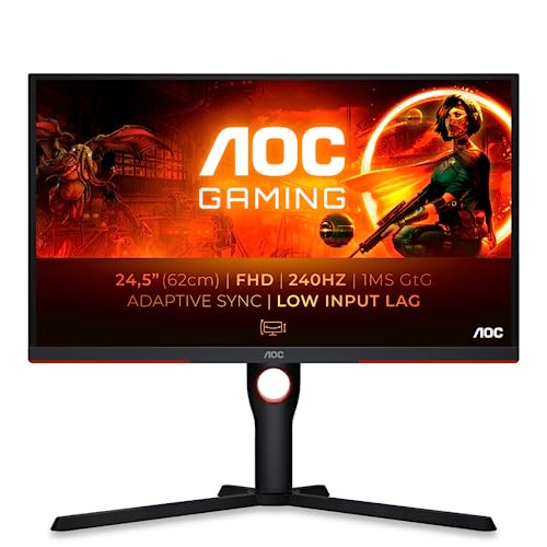 AOC 25G3ZM 24.5 0.5 ms Full HD Pivot 240 Hz Oyuncu Monitörü
