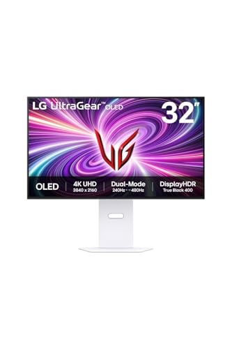 LG Ultragear 32" 32GS95UV-W 240Hz 0.03MS(GTG) UHD OLED DualMode(240Hz-480Hz) Displayhdr Gaming Monitör