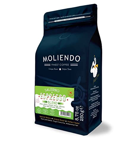 Moliendo Finest Coffee Salerno Espresso Blend Kahve (Çekirdek) 250 g