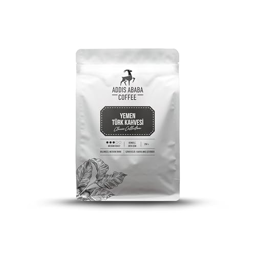 Addis Ababa Coffee Yemen Türk Kahvesi 250 Gr Öğütülmüş Türk Kahvesi