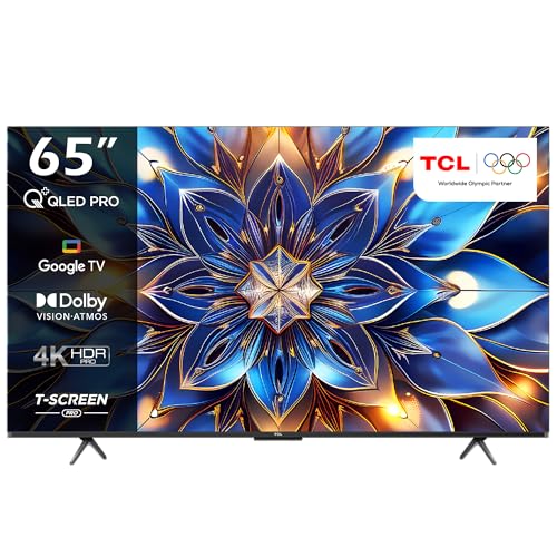TCL65T7BGTV QLED 4K UHD 65INC UYDULU GOOGLE TV Siyah, 65 inç
