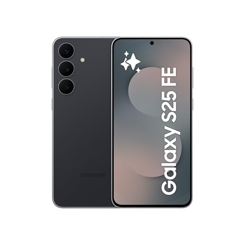 Samsung Galaxy S25 FE Yapay Zeka (AI) Telefon, JetBlack, 8GB Bellek, 256GB Depolama, 50MP Kamera, 6,7 inç Ekran, İnce ve Daha Hafif Tasarım (Samsung Türkiye Garantili)