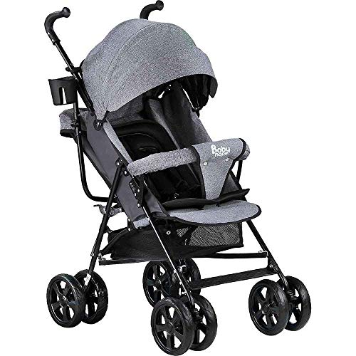 Babyhope S-A-7 Baston Bebek Arabası - Gri