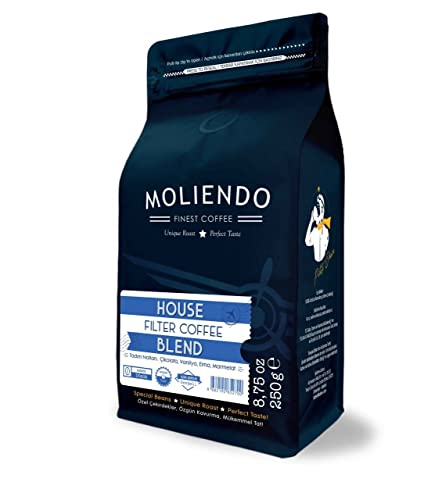 Moliendo Finest Coffee House Blend Filtre Kahve (Çekirdek) 250 g