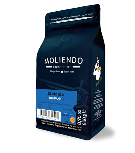 Moliendo Ethiopia Djimmah Yöresel Kahve (Çekirdek Kahve) 250 g