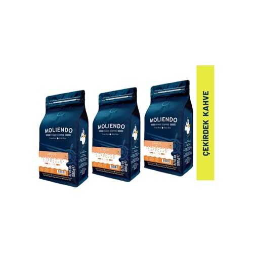 Moliendo Finest Coffee Amalfi Espresso Blend Kahve Avantaj Paketi 3x250 g (Çekirdek Kahve)