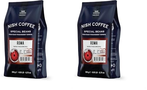 Nish Espresso Kahve Roma 250 gr - Çekirdek (2 paketi)
