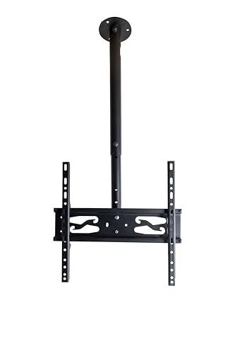 PlusAparat TA-27/49 27"- 49" LED Hareketli TAVAN Askı Aparatı + MİNİ Su Terazisi HEDİYELİ (CURVED TV UYUMLU)