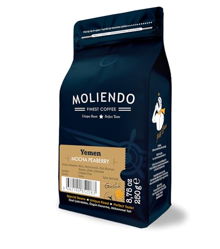 Moliendo Finest Coffee Yemen Mocha Yöresel Kahve (Çekirdek) 250 g