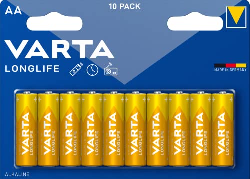 VARTA Longlife AA Alkalin kalem pil 10'lu paket