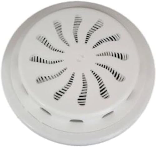 Orret Home Ayarlı Doğalgaz Cam Menfezi Beyaz Ø18cm - Aç-Kapa Ayarlanabilir Soğuk Hava Engelleyen Cam Menfezi - Şeffaf Panel Hava Kapaklı Havalandırma Menfezi