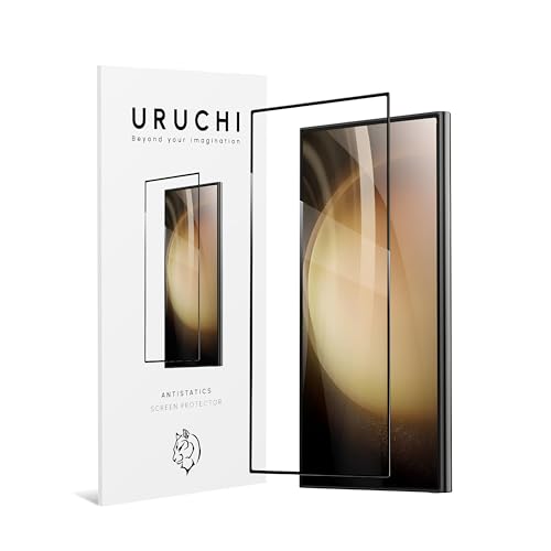 URUCHI Samsung S24 FE Anti-Statik Ekran Koruyucu, HD Tam Kapsamlı Ekran Kapağı Cam Filmi