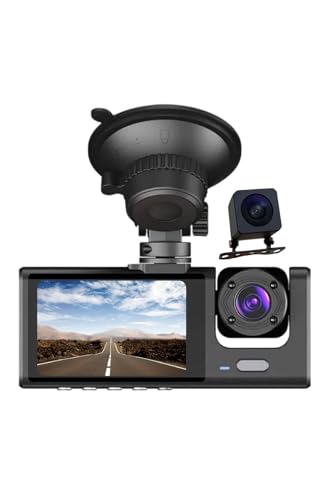 Mieco 1s Wifi/1920p Fhd/170° Ultra Geniş Açı/gece Görüşü Ve G-sensörü/ 3 Kameralı Araç Kamerası (2025)