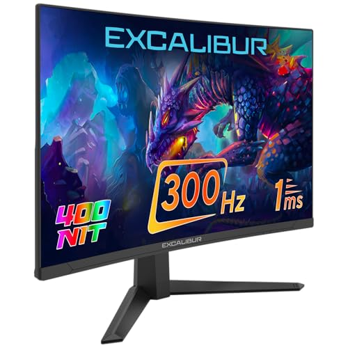 Casper Excalibur E27FVC-E 27" 300HZ 1MS 400NIT Fast VA Curved HDR10 Oyuncu Monitörü