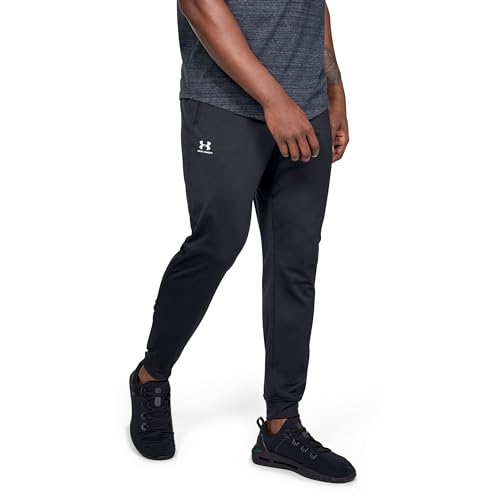 Under Armour SPORTSTYLE TRICOT JOGGER Erkek Pantolon, Siyah/Beyaz, M
