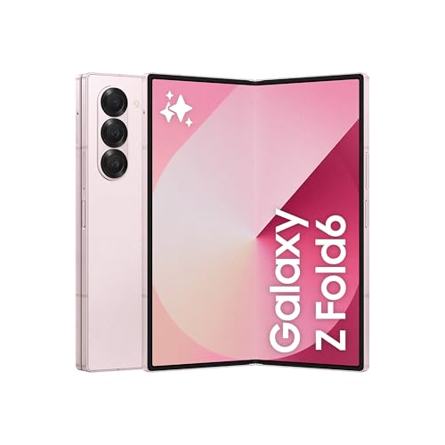 Samsung Galaxy Z Fold6, Yapay Zeka (AI) Telefon, 12GB RAM, 256GB Hafıza, Pembe, Android Akıllı Telefon, 50MP Kamera, Büyük Ekran, Çoklu Görev, S Pen, Uzun Pil Ömrü (Samsung Türkiye Garantili)