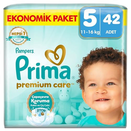 Prima Bebek Bezi Premium Care 5 Numara 42 Adet Ekonomik Paket