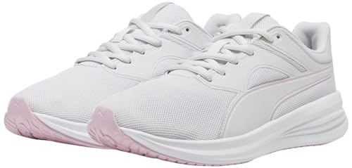 PUMA Transport Unisex Yetişkin Koşu Ayakkabısı, Feather Gray-Grape Mist, 44