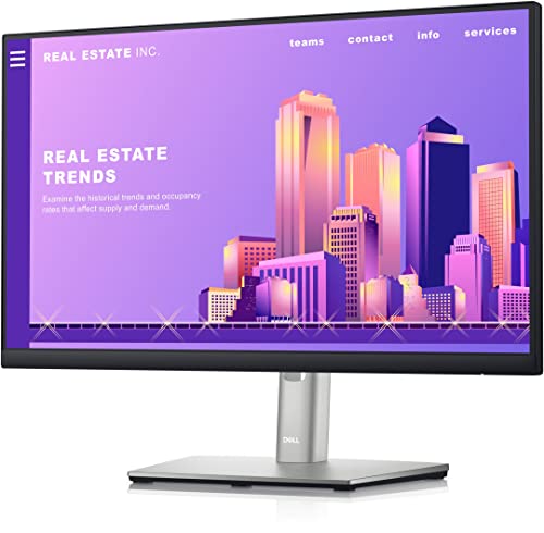Dell Monitör 21,5 inç, 1920 x 1080 FHD 60 Hz, 5 ms, IPS yansıma önleyici, 16:9, HDMI, DisplayPort Siyah, P2222H
