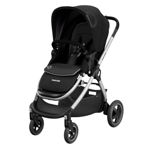 Maxi-Cosi Adorra2 Çift Yönlü Seyahat Sistem Bebek Arabası, Essential Black