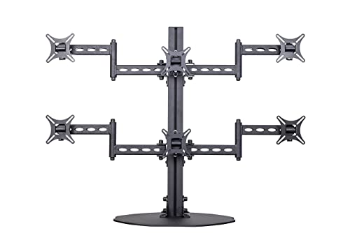 PLUSAPARAT PAM/6-17/24 YÜKSEKLİK AYARLI 17"- 24" ARASI LED MONİTÖR STANDI 6'LI