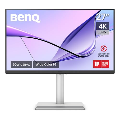 BenQ MA270U 27'' 4K UHD IPS 2XHDMI USB C HDR 400 MacBook Pro Ve MacBook Air Destekli Monitör