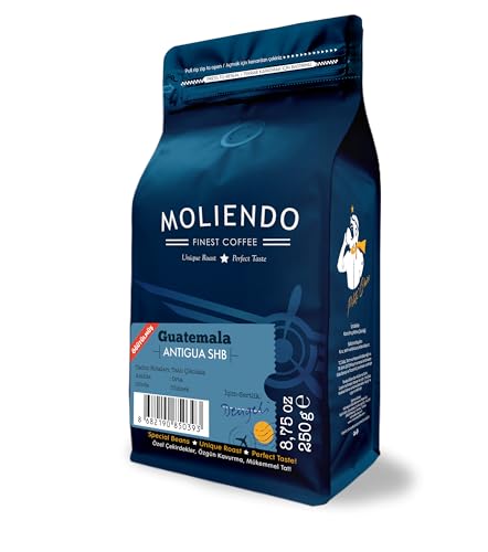 Moliendo Finest Coffee Guatemala Antigua SHB Yöresel Kahve (Öğütülmüş Filtre Kahve) 250 g