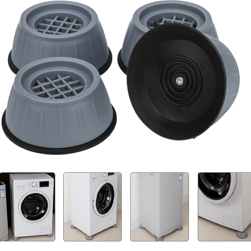 Kyrotech 4’lü Gürültü ve Titreşim Önleyici Makine Ayağı Pedleri, Kaymaz Stoper Ayak Seti, Çamaşır Makinesi, Bulaşık Makinesi, Kurutma, Kanepe ve Beyaz Eşya için Koruyucu Ped