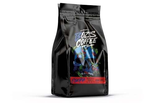 Meryem Boz's Coffee Ethiopia Öğütülmüş Filtre Kahve, Orta Kavrulmuş,%100 Arabica, Çiceksi ve Meyvemsi Tat, 250 g