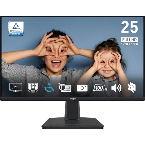 MSI Pro MP251 24.5" 1920x1080 1ms 100Hz IPS Anti-Glare Full HD Monitör