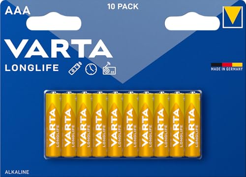 VARTA Longlife AAA Alkalin kalem pil 10'lu paket