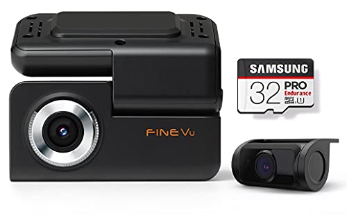 FineVu GX30 FullHD 2 Kameralı Wi-Fi+GPS+ADAS Plus Entegre ARAÇ KAMERASI, Siyah