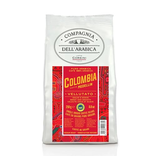 CAFFÈ CORSINI 1950 Kolombiya Medellin%100 Arabica Çekirdek Kahve 250GR