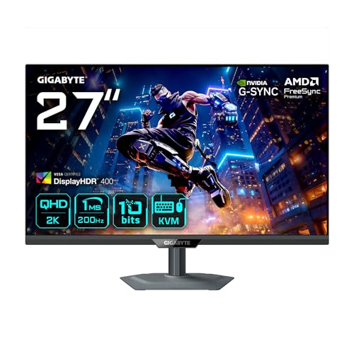 GIGABYTE MONİTÖR 27" LED DÜZ M27Q2 QD SS IPS/1MS/200HZ/QHD
