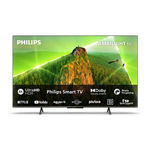Philips Ambilight TV 50PUS8108/62 50''(126 cm) 4K UHD Dolby Vision, Dolby Atmos, Smart TV