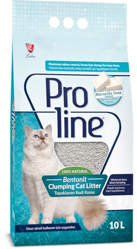 Proline Sabun Kokulu Bentonit Kedi Kumu, 10 L